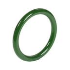Cyan Jade Longevity Blessing Bangle Bracelet