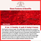 Love Heart Birthstone Healing Energy Necklace Pendant
