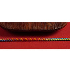 "May you be blessed with peace and safety in all four seasons" Lucky Multicoloured Bracelet