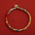 "May you be healthy and happy" Lucky Multicoloured Bracelet