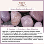 Purple Jade Happiness Protection Bracelet Bangle