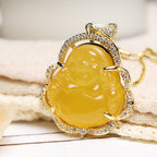 Good Luck Laughing Buddha Necklace