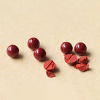 Natural Lucky Cinnabar Bead Blessing String Bracelet Anklet