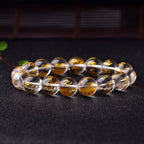 Tibet White Crystal Black Onyx Om Mani Padme Hum Meditation Bracelet