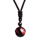 Tibetan Tiger's Eye Bracelet and Necklace Set