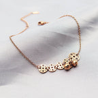 Copper Coins Bell Charm Titanium Steel Strengthen Anklet