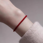 Red String Jade Connection Bracelet