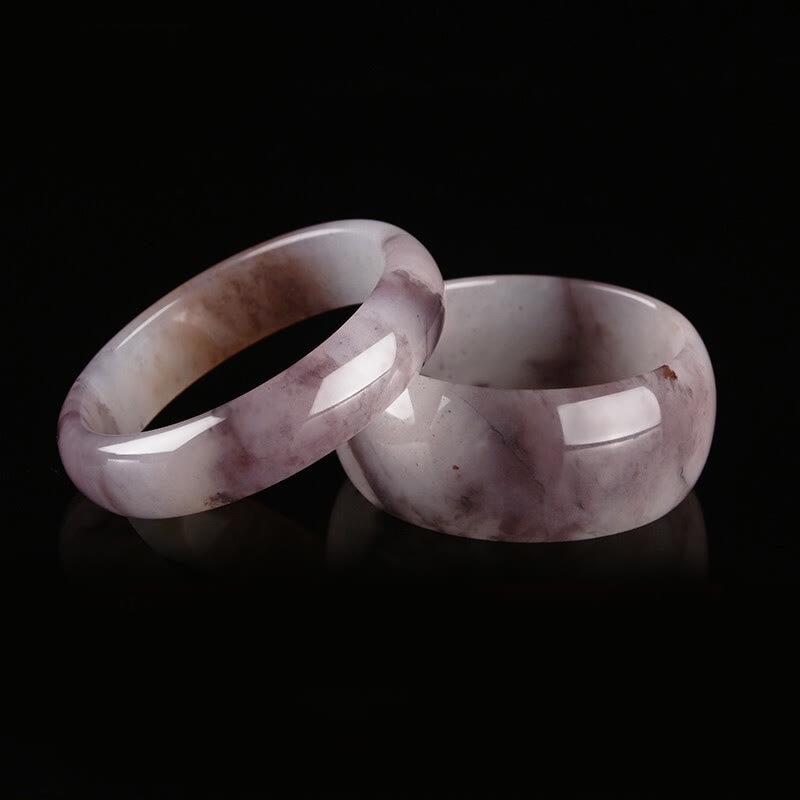 Purple Jade Happiness Protection Bracelet Bangle