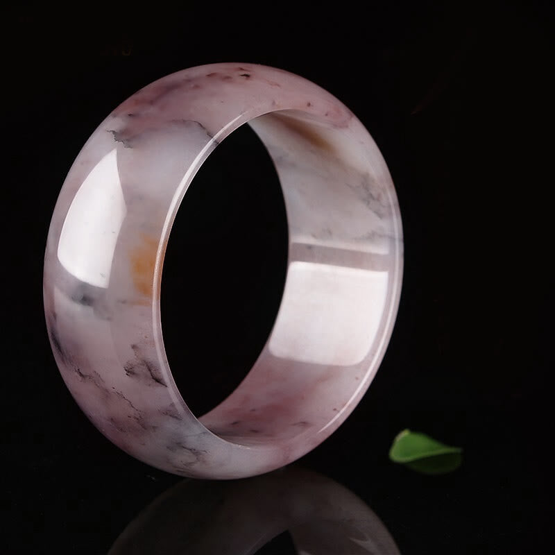 Purple Jade Happiness Protection Bracelet Bangle