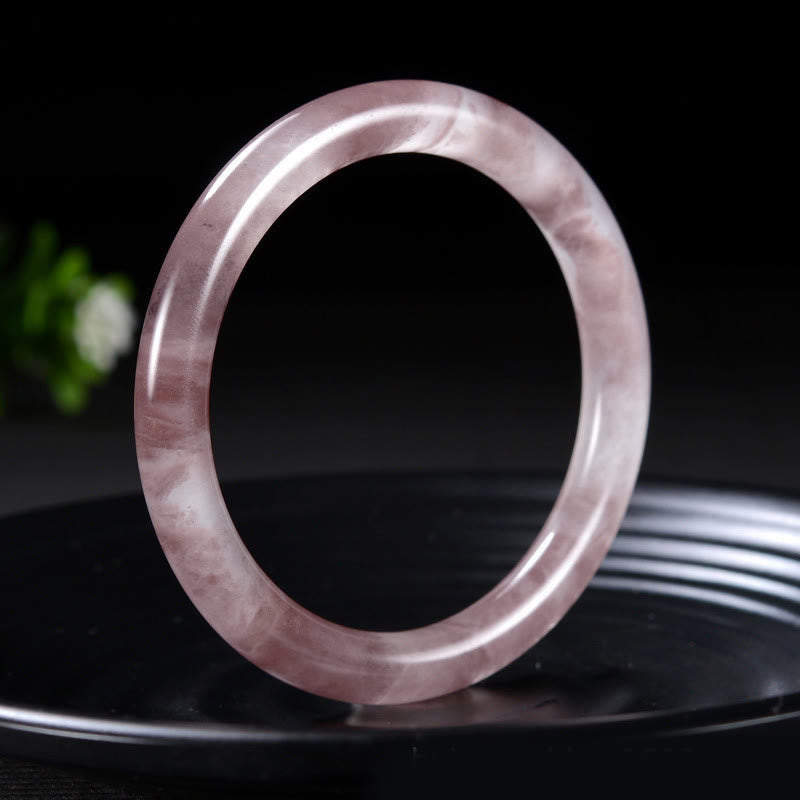 Purple Jade Happiness Protection Bracelet Bangle
