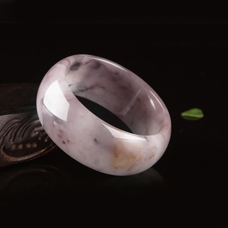 Purple Jade Happiness Protection Bracelet Bangle