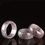 Purple Jade Happiness Protection Bracelet Bangle