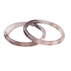 Purple Golden Silk Jade Wealth Bracelet Bangle