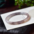 Purple Golden Silk Jade Wealth Bracelet Bangle