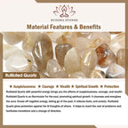 Natural Golden Rutilated Quartz Auspiciousness Protection Bracelet
