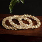Natural Golden Rutilated Quartz Auspiciousness Protection Bracelet
