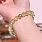 Natural Golden Rutilated Quartz Auspiciousness Protection Bracelet