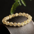Natural Golden Rutilated Quartz Auspiciousness Protection Bracelet