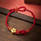 Flower Braided Rope Knot Adjustable Bracelet