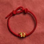 Handmade Red String Elephant Love Heart Protection Braided Adjustable Bracelet