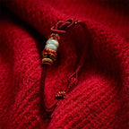 Chinese Knotting Luck Jade Hand-Woven Adjustable Bracelet
