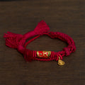 Alloy Koi Fish Gourd Pendant Success Retro Double-Strand String Bracelet