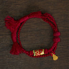 Alloy Koi Fish Gourd Pendant Success Retro Double-Strand String Bracelet