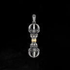 Tibetan Dorje Vajra Design Wealth Necklace Pendant