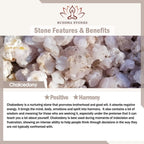 Plum Blossom Chalcedony Positive Bracelet