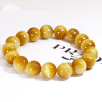 Anxiety Stress Healing Crystal Tiger Eye Bead Bracelet