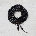 108 Mala Beads Bracelet Prayer Meditation Sandalwood Elastic