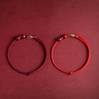 Cinnabar Blessing Red String Golden Infinity Symbol Bracelet Anklet