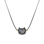 Gold Sheen Obsidian Silver Sheen Obsidian Lovely Paw Lucky Cat Protection Bracelet
