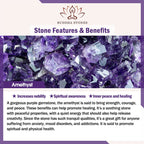 Natural Citrine Amethyst Rutilated Quartz Prosperity Protection Bracelet