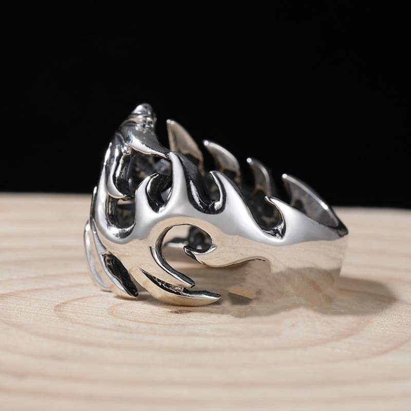 Dragon Pattern Protection Strength Adjustable Ring