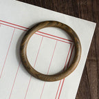 Tibetan Small Leaf Red Sandalwood Ebony Green Sandalwood Protection Bracelet Bangle
