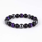 Tibetan Tiger's Eye Bracelet and Necklace Set