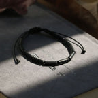 Black Onyx Bead Support Protection Bracelet