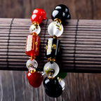 Chinese Zodiac Feng Shui Obsidian Five-Element Wealth Prosperity Bracelet