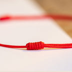 Four Leaf Clover Cinnabar Blessing Calm String Bracelet Anklet