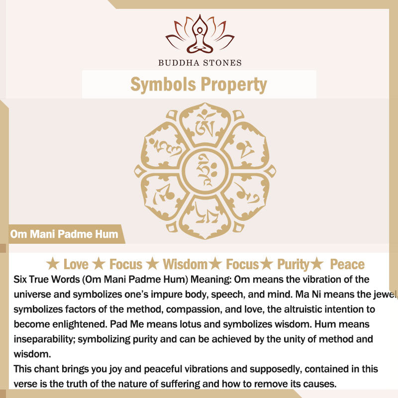 Om Mani Padme Hum Protection Luck String Bracelet