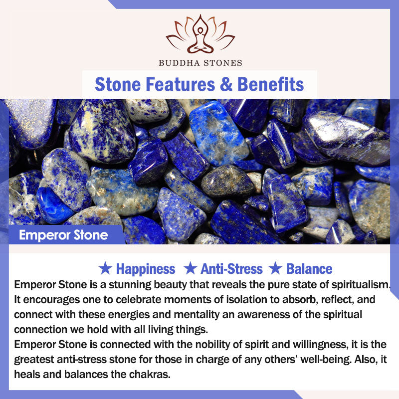 Emperor Stone Crystal Happiness Earrings
