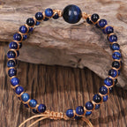 Divine Blue Tiger Eye Stone Protection Bracelet