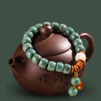 Cyan Bodhi Seed Success Bracelet