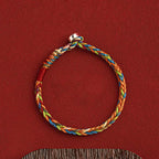 "May you be healthy and happy" Lucky Multicoloured Bracelet