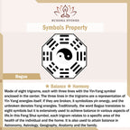 Bagua Yin Yang Titanium Steel Balance Rotatable Ring