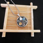 Tibetan Om Mani Padme Hum Purity Necklace Pendant