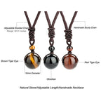 Tibetan Tiger's Eye Bracelet and Necklace Set