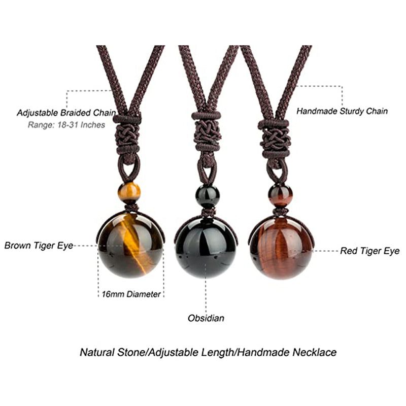 Tibetan Tiger's Eye Bracelet and Necklace Set