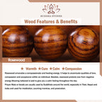 Rosewood Green Sandalwood Small Leaf Red Sandalwood Dragon Carved Protection Bracelet